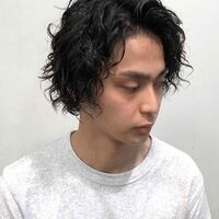 画像2071：スパイラルパーマ・くるくるセット・グレージュ・ナディア