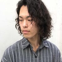 画像2096：スパイラルパーマ・くるくるセット・グレージュ・ナディア