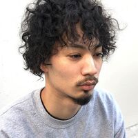 画像2098：スパイラルパーマ・くるくるセット・グレージュ・ナディア