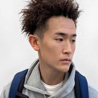 画像2104：スパイラルパーマ・くるくるセット・グレージュ・ナディア