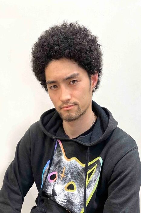 画像2108：スパイラルパーマ・くるくるセット・グレージュ・ナディア