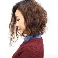 画像2380：スパイラルパーマ・くるくるセット・グレージュ・ナディア
