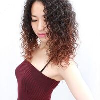 画像2416：スパイラルパーマ・くるくるセット・グレージュ・ナディア